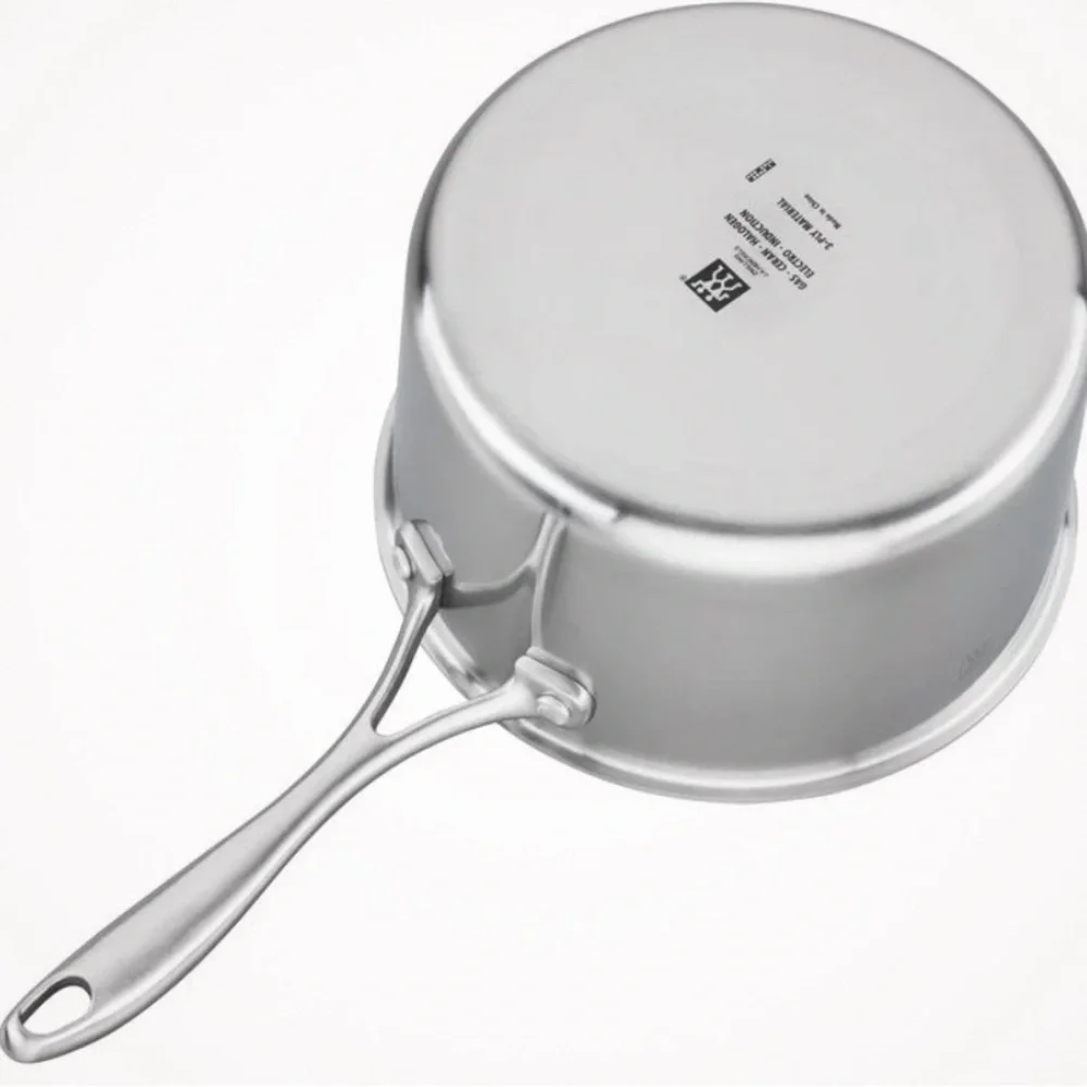 ZWILLING SPIRIT 3-PLY 4 Qt, Stainless Steel, Sauce Pan and Glass Lid - Picture 3 of 3